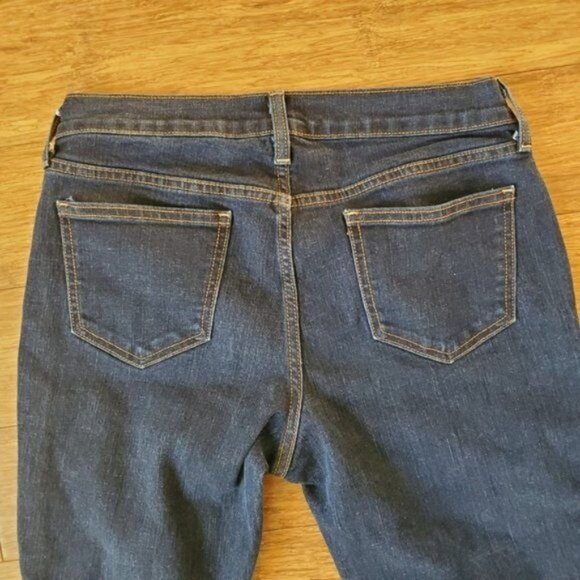 OLD NAVY Womens Jeans 6 Short Sweet Heart Dark Blue Denim Midrise - Picture 6 of 8